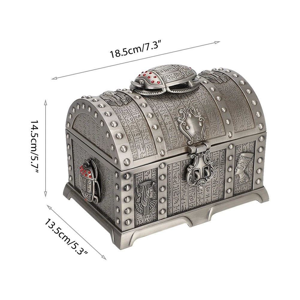 Vintage Style Jewelry Storage Box Delicate Ring Necklace Organizer Case With DGD | eBay