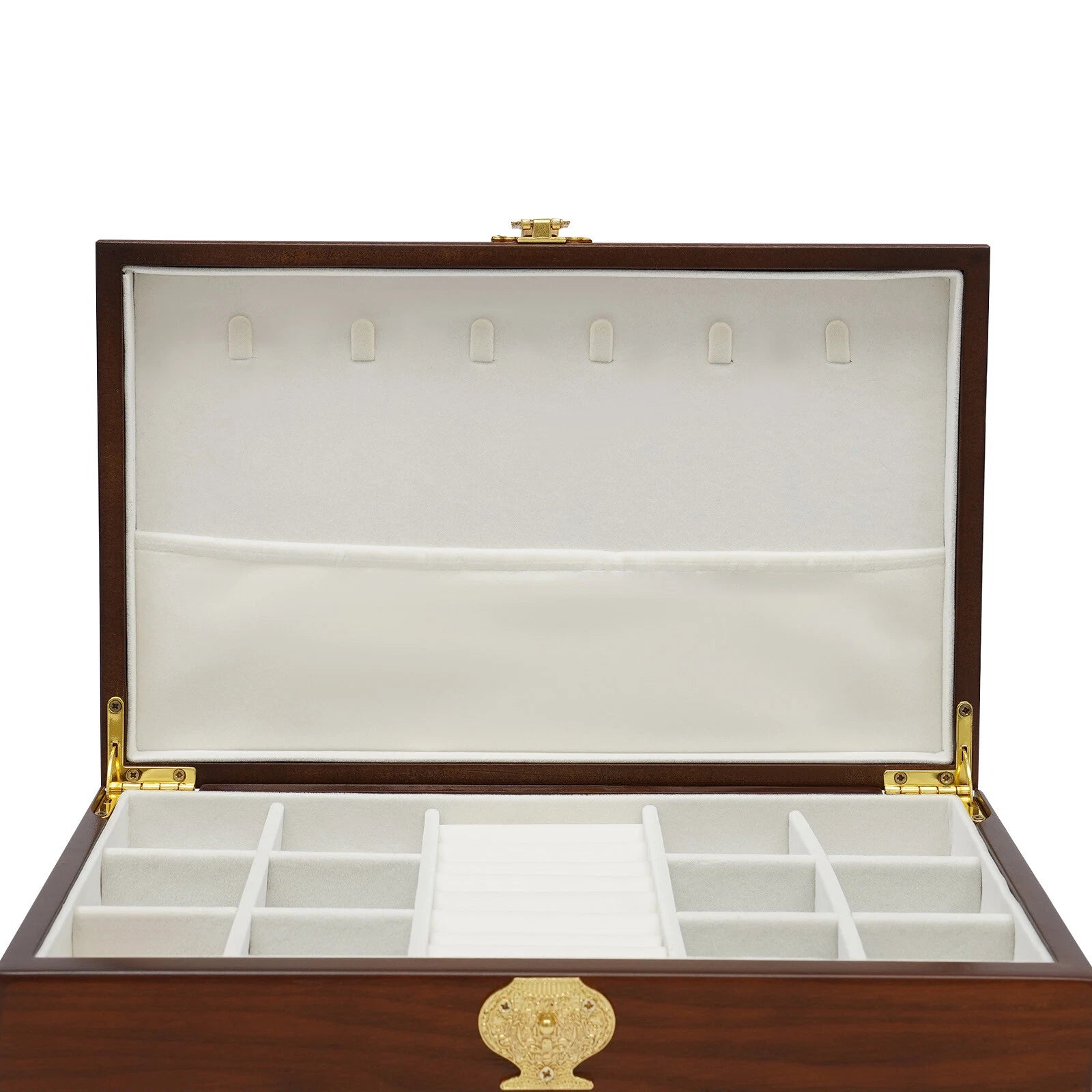 Jewelry Box Organizer for Women Girls 3 Layer Large Jewelry Storage Case White | eBay