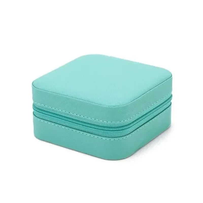New Mini Jewelry Storage Box PU Leather Travel Organizer Earrings Ring Fast Ship | eBay