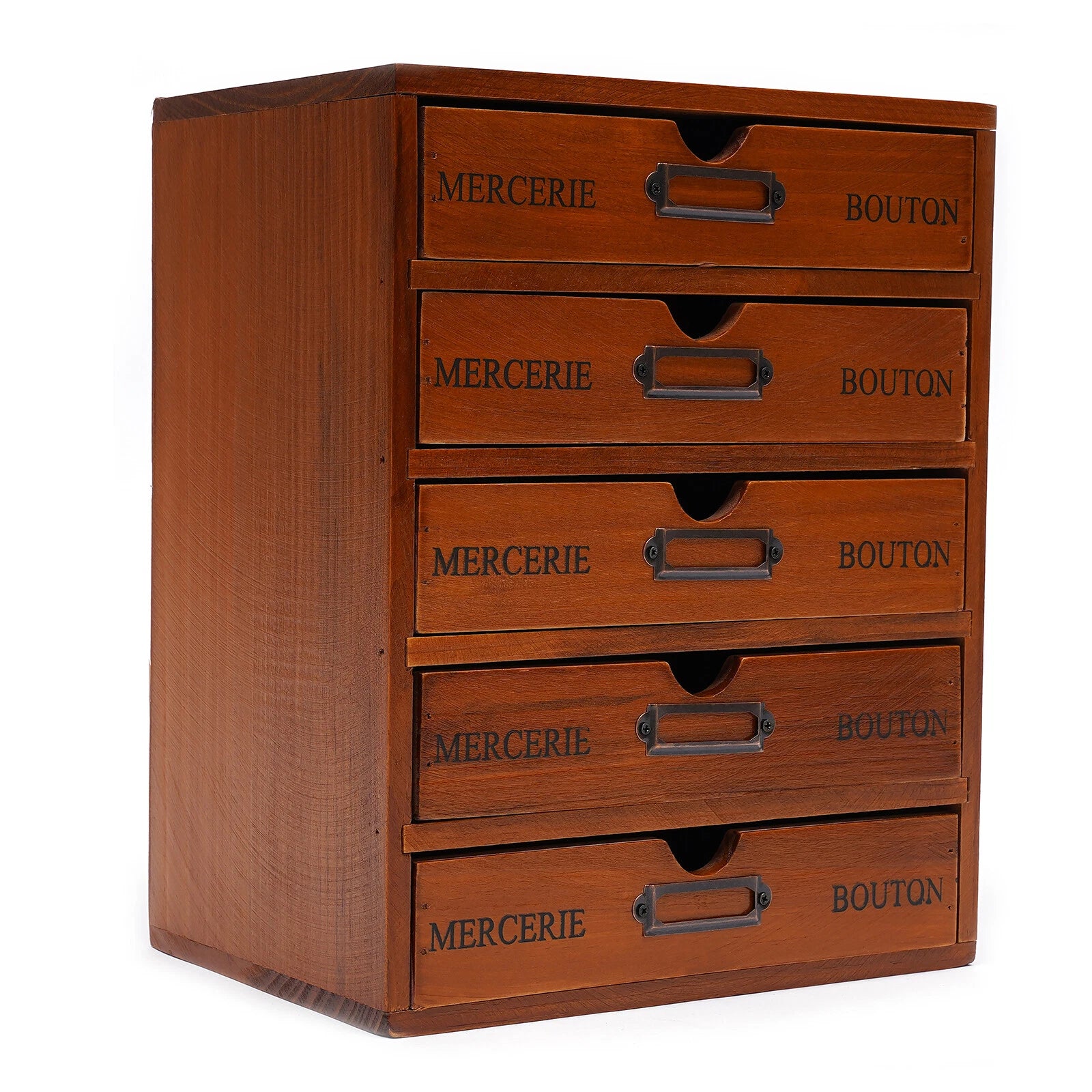 5 Layers Vintage Large Jewelry Organizer Wooden Storage Box Case with 5 Drawers | eBay