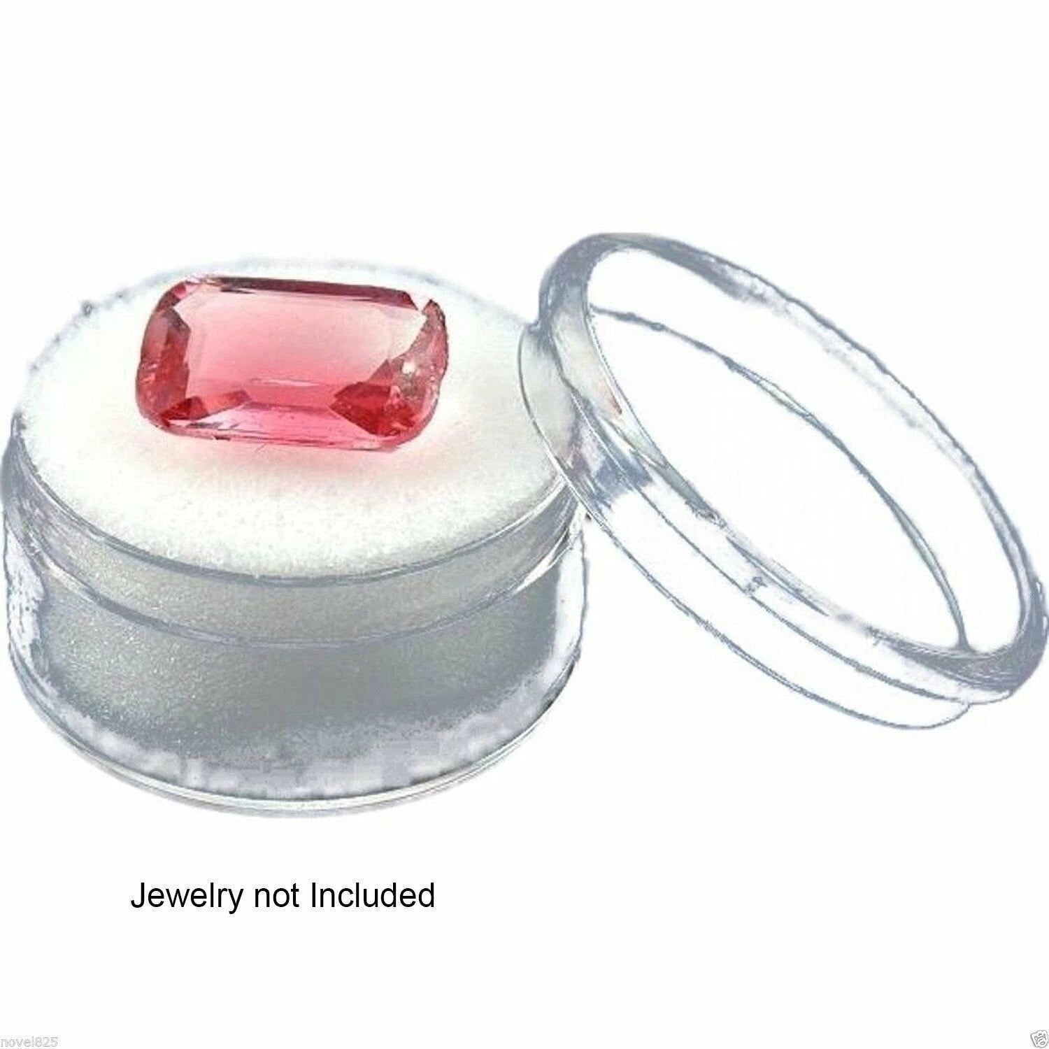 New 50 White Foam Gem Jars Gemstone Storage Display Tray Insert | eBay