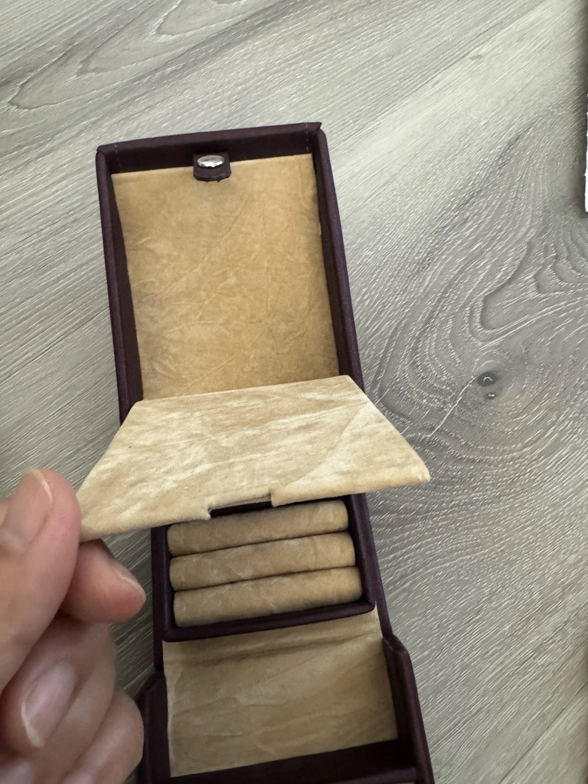 Burgundy Jewelry Storage Box | eBay