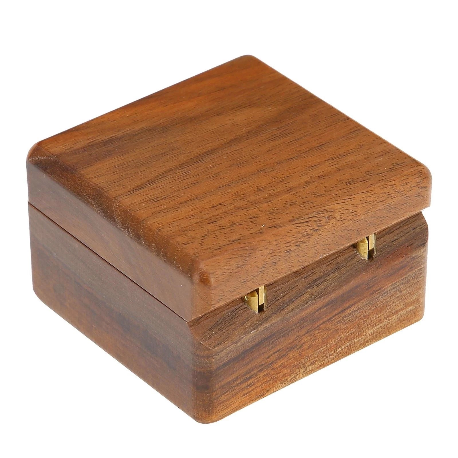 Wooden Box Jewelry Storage Case Organizer for Wedding For Proposal Display | eBay