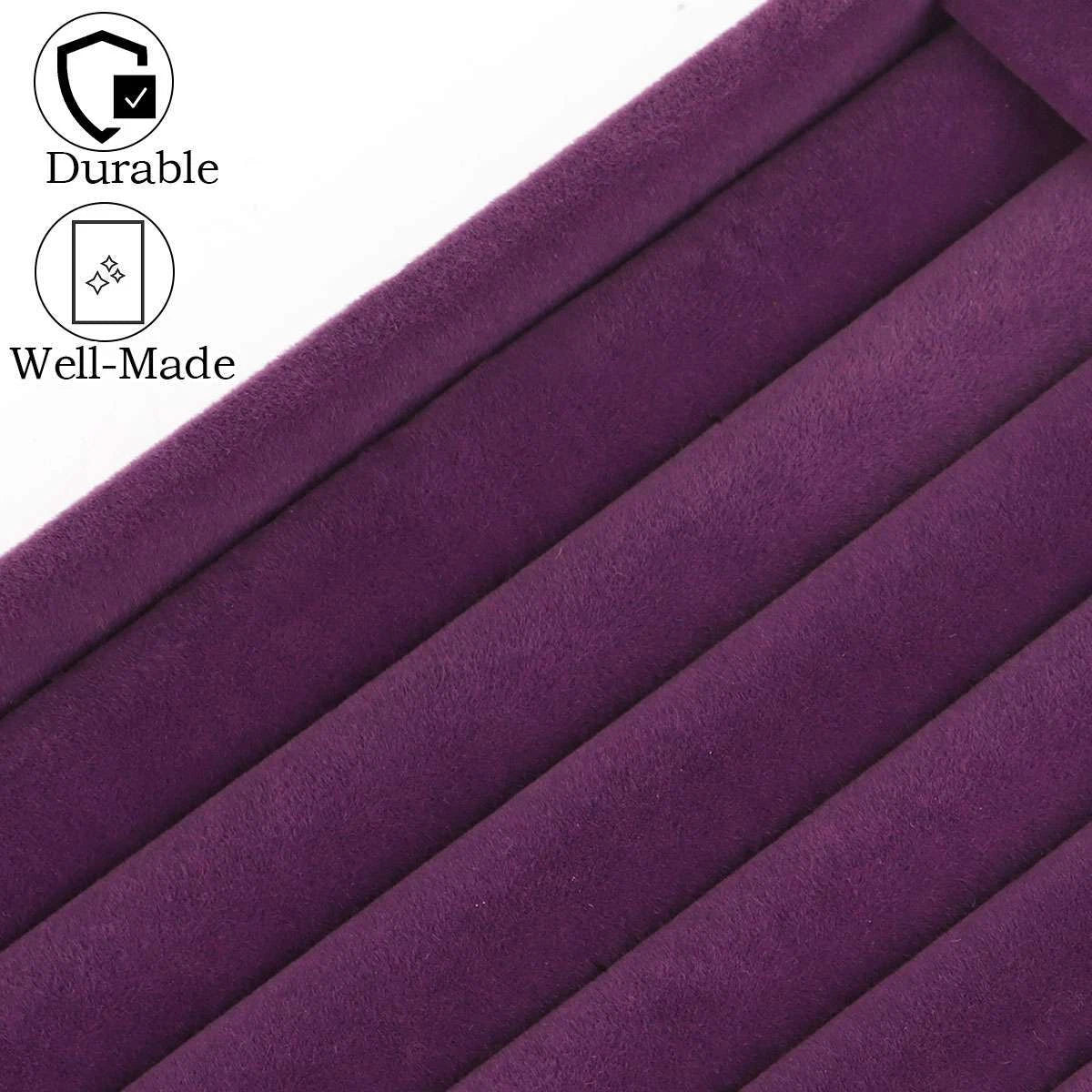 Jewelry Ring Display Organizer Case Holder Earring Storage Tray Velvet show Box | eBay