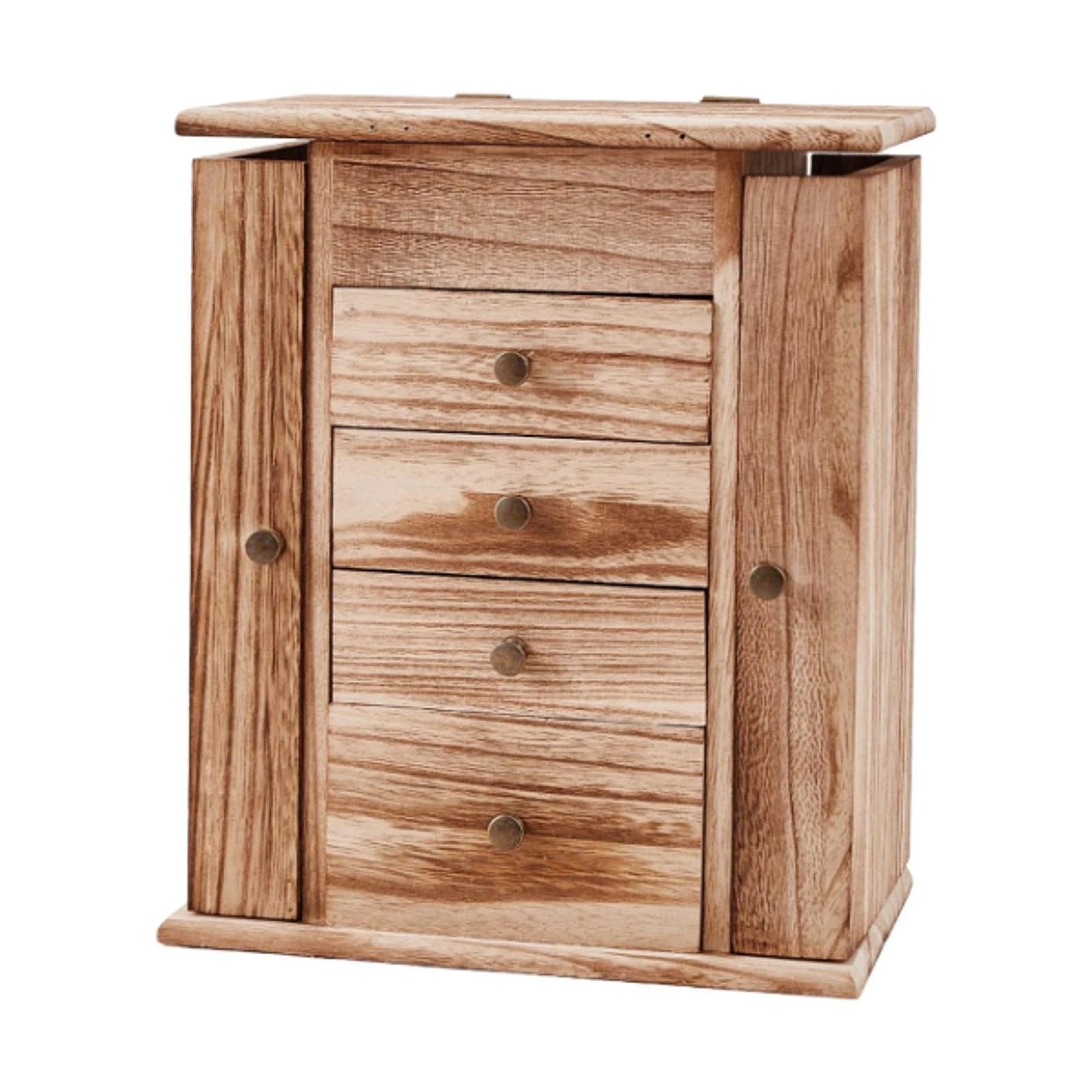 Wooden Jewelry Box Jewelry Organizer Farmhouse Jewelry Holder Organizer Jewelry | eBay