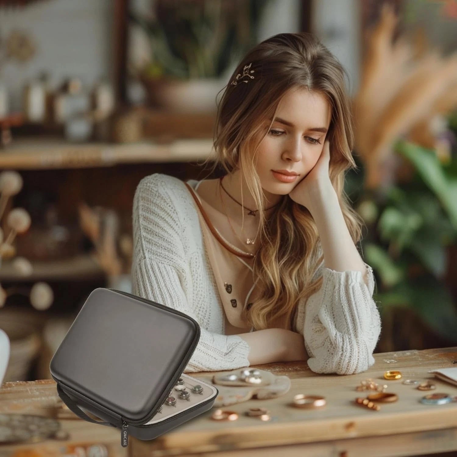 GWCASE Ring Organizer Storage Case - Jewelry Ring Display Collector Box with 42 | eBay