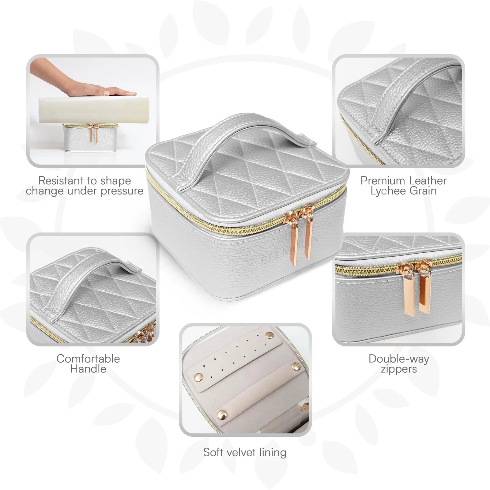 Travel Jewelry Case Organizer - Anti Tangle Storage Organizer - Valentines Da... | eBay