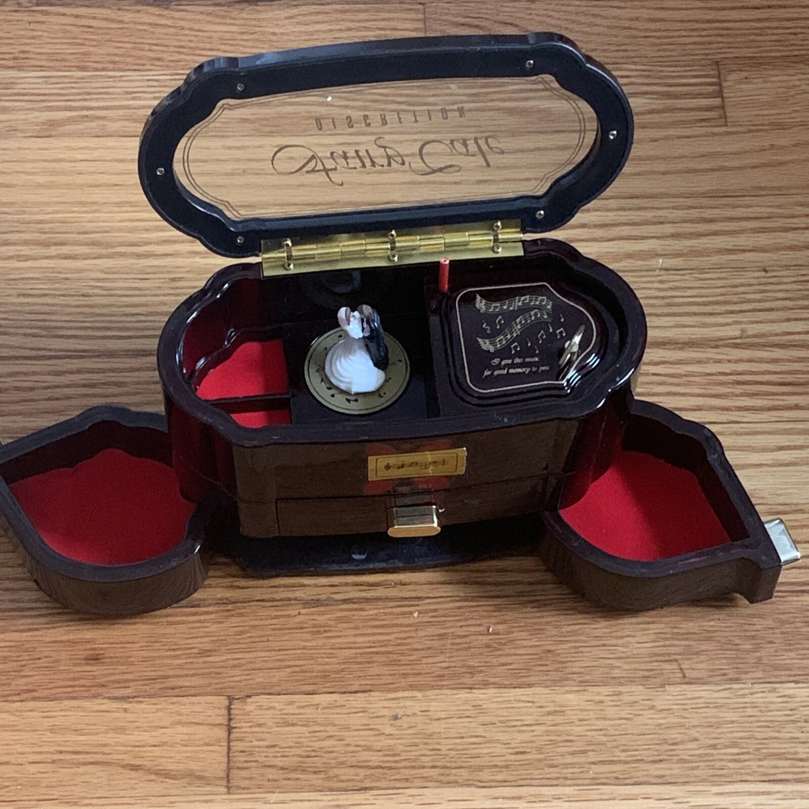 Jewelry Box Organizer Ring Earring Necklace Storage Case Plays Music! | eBay