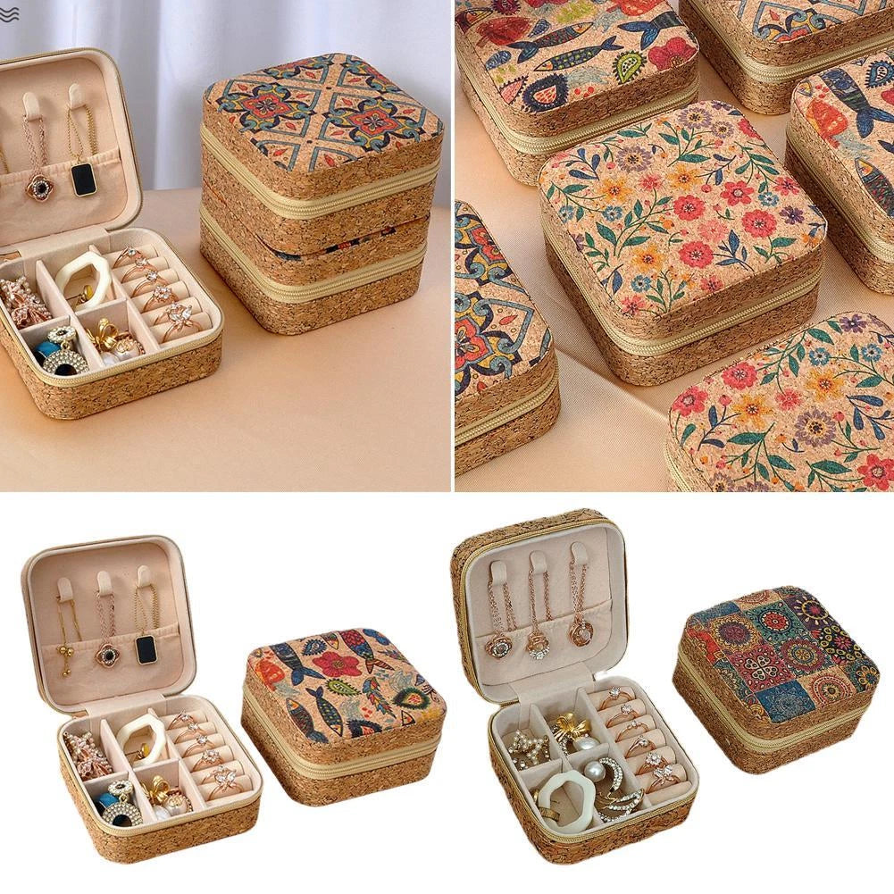 Jewelry Organizer Box, Velvet Jewelry Box with Removable Traya3d81212 | eBay