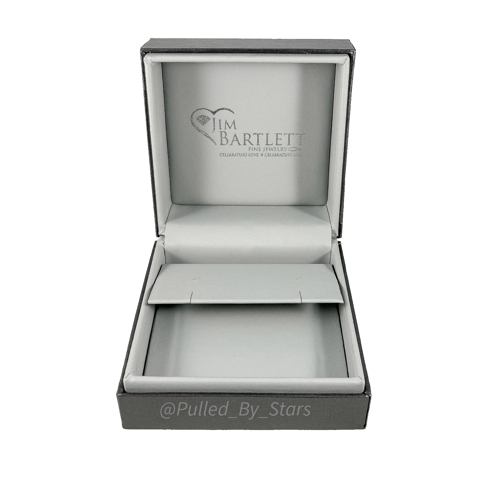 Boutique Jewelers Sleek Metallic Pewter Necklace/Earrings Gift Presentation Box | eBay