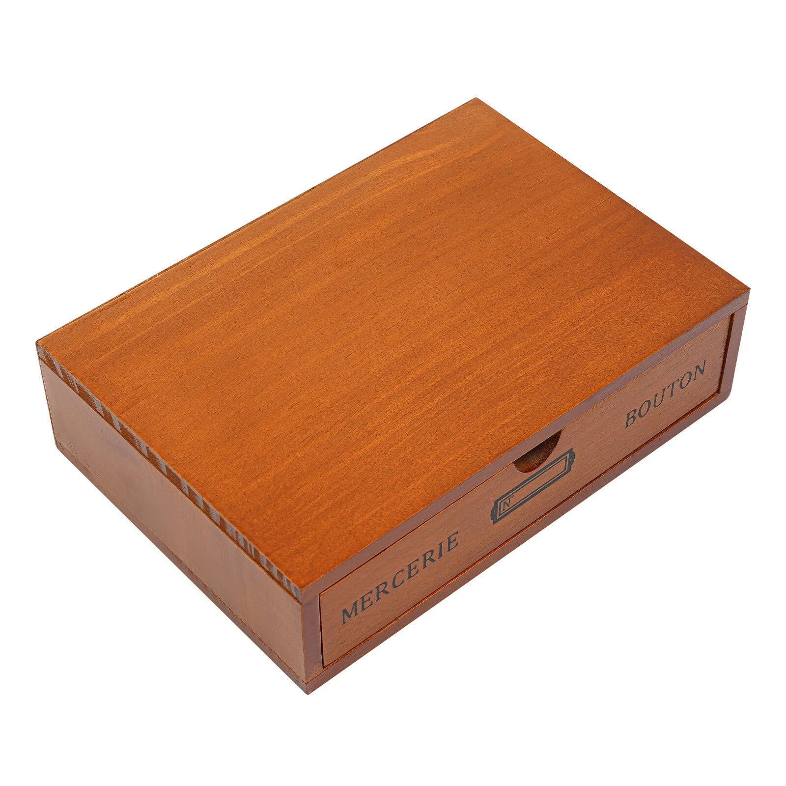 Single-Drawer Storage Box Table-Top Holder Case Wooden Desktop Jewelry Organizer | eBay