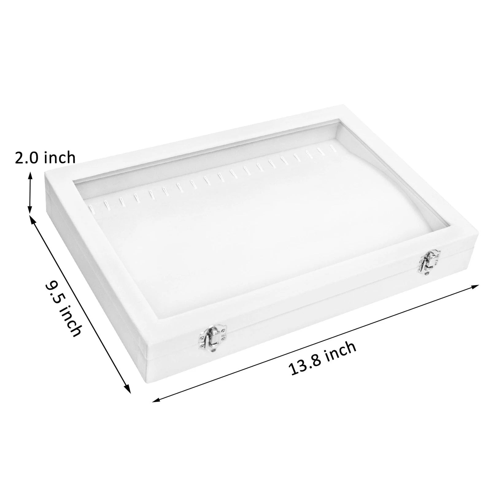 Velvet Necklace Display Jewelry Tray 20 Hook Necklace Tray Necklace Pendant J... | eBay