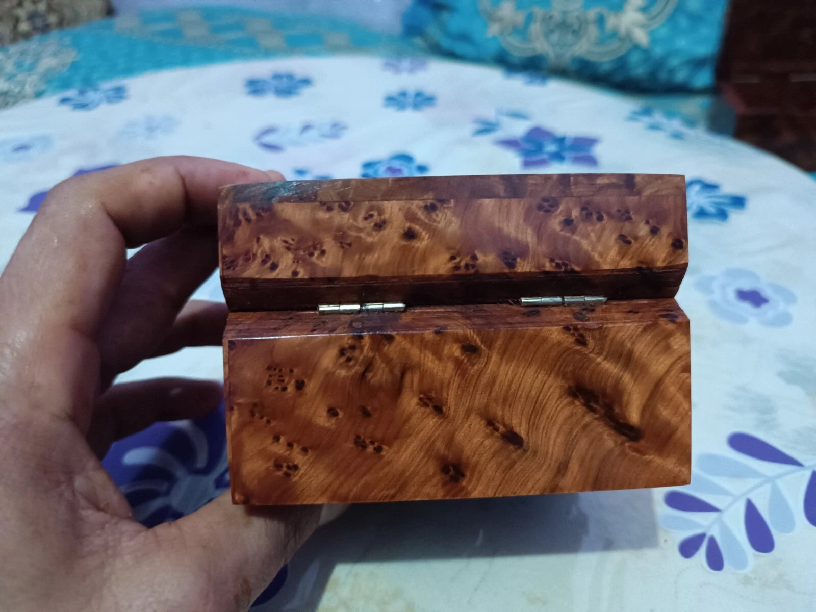 Burl Thuya wood jewelry box organizer ,Keepsake,gift | eBay