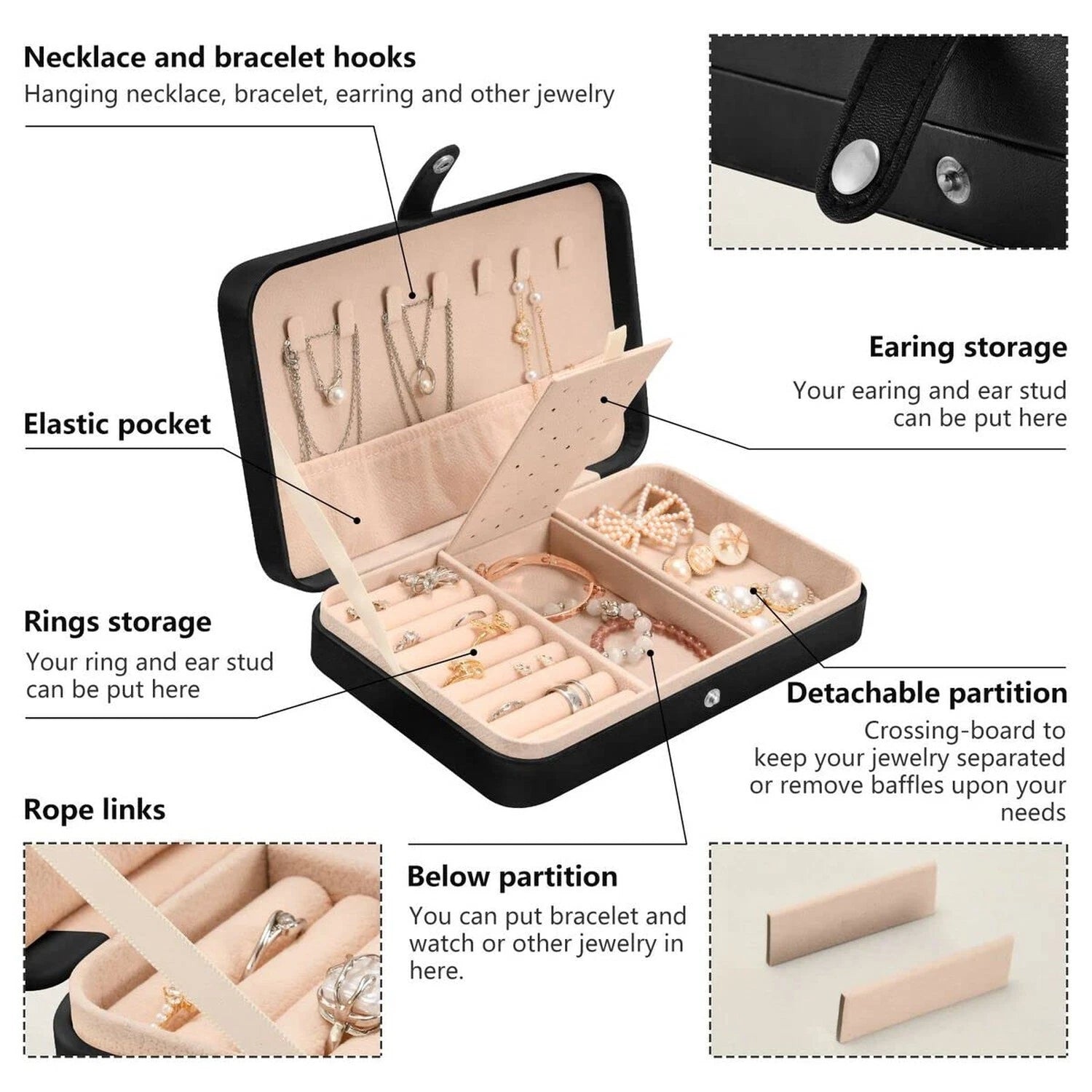 Leather Jewelry Box Jewelry Case Storage Box Basketball For Rings Earrings Ne... | eBay