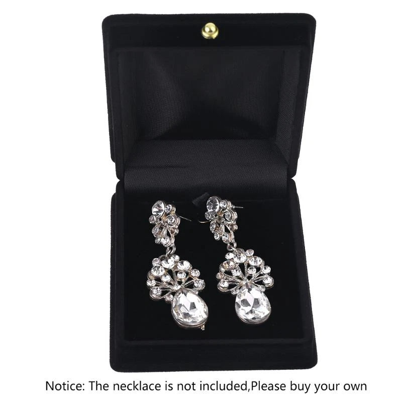 Wedding Jewelry Premium Box Necklace Earring Ring Display for Case Storage Holde | eBay
