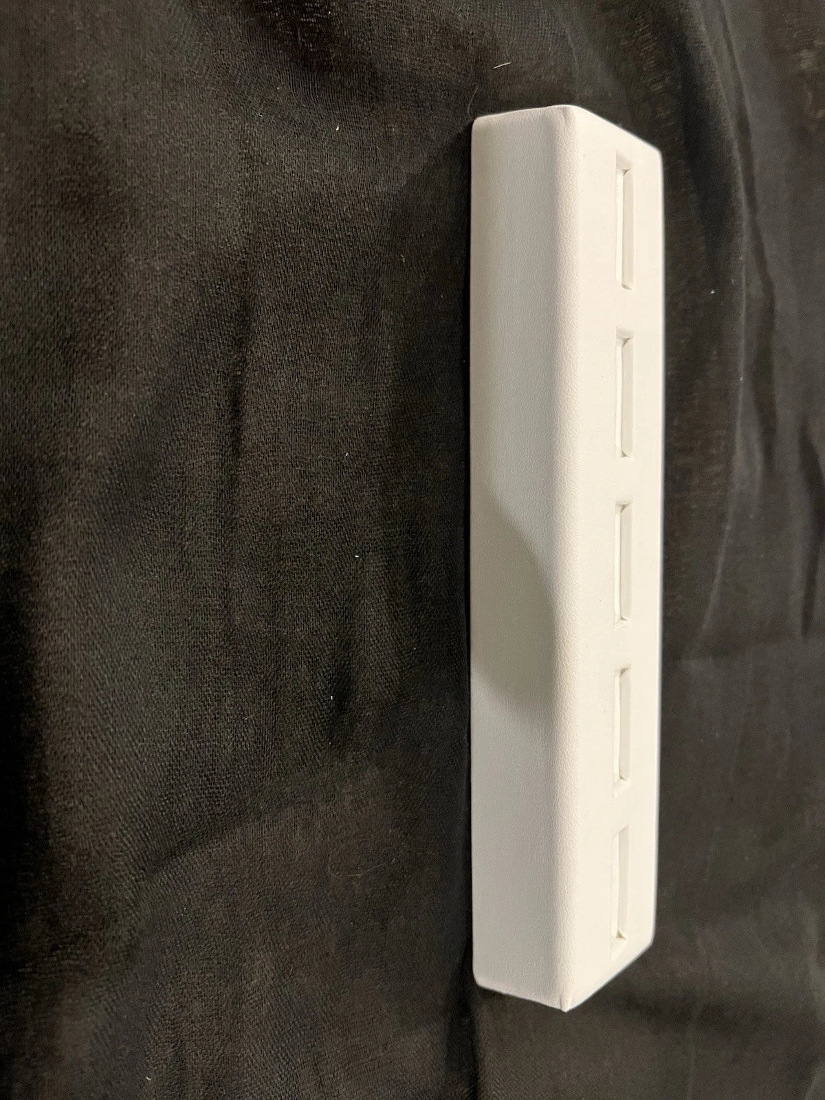 White Leather 5 Ring Tray Jewelry Display | eBay