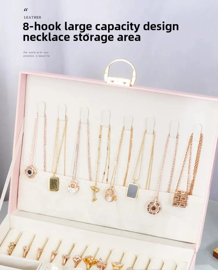 Hot Diamond Shaped Three-layer Lockable Drawer Jewelry Box, Jewelry Storage Box | eBay