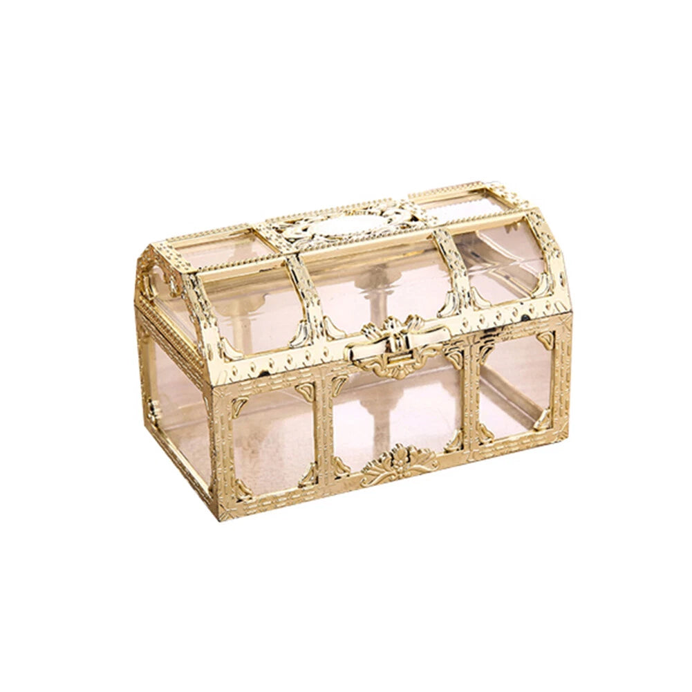 Clear Pirate Treasure Chest Storage Box for Coins Jewelry Vintage Retro Cases | eBay