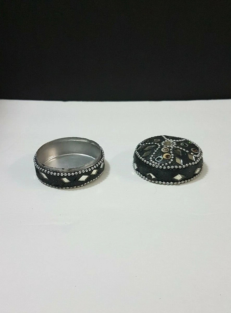 Vintage Trinket Tin Jewelry Storage Container Box Case | eBay