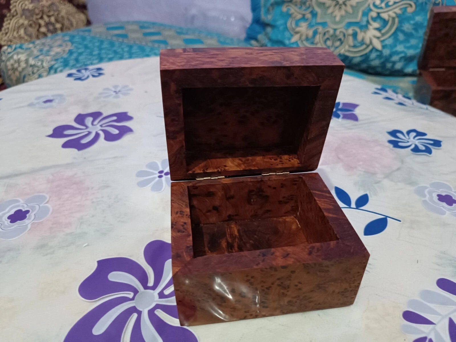 Burl Thuya wood jewelry box organizer ,Keepsake,gift | eBay