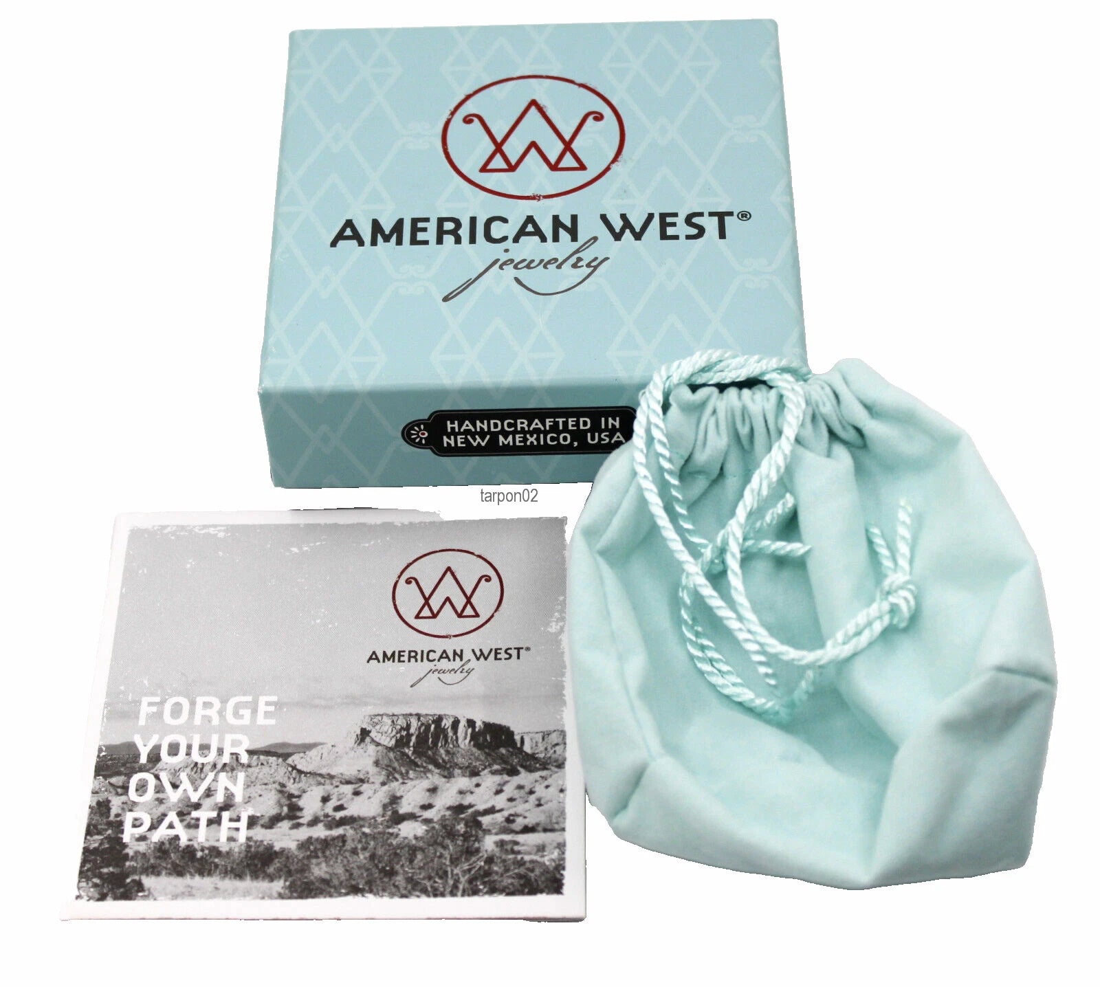 Carolyn Pollack American West Signature Jewelry Gift Box+Velvet Pouch+Roman Card | eBay