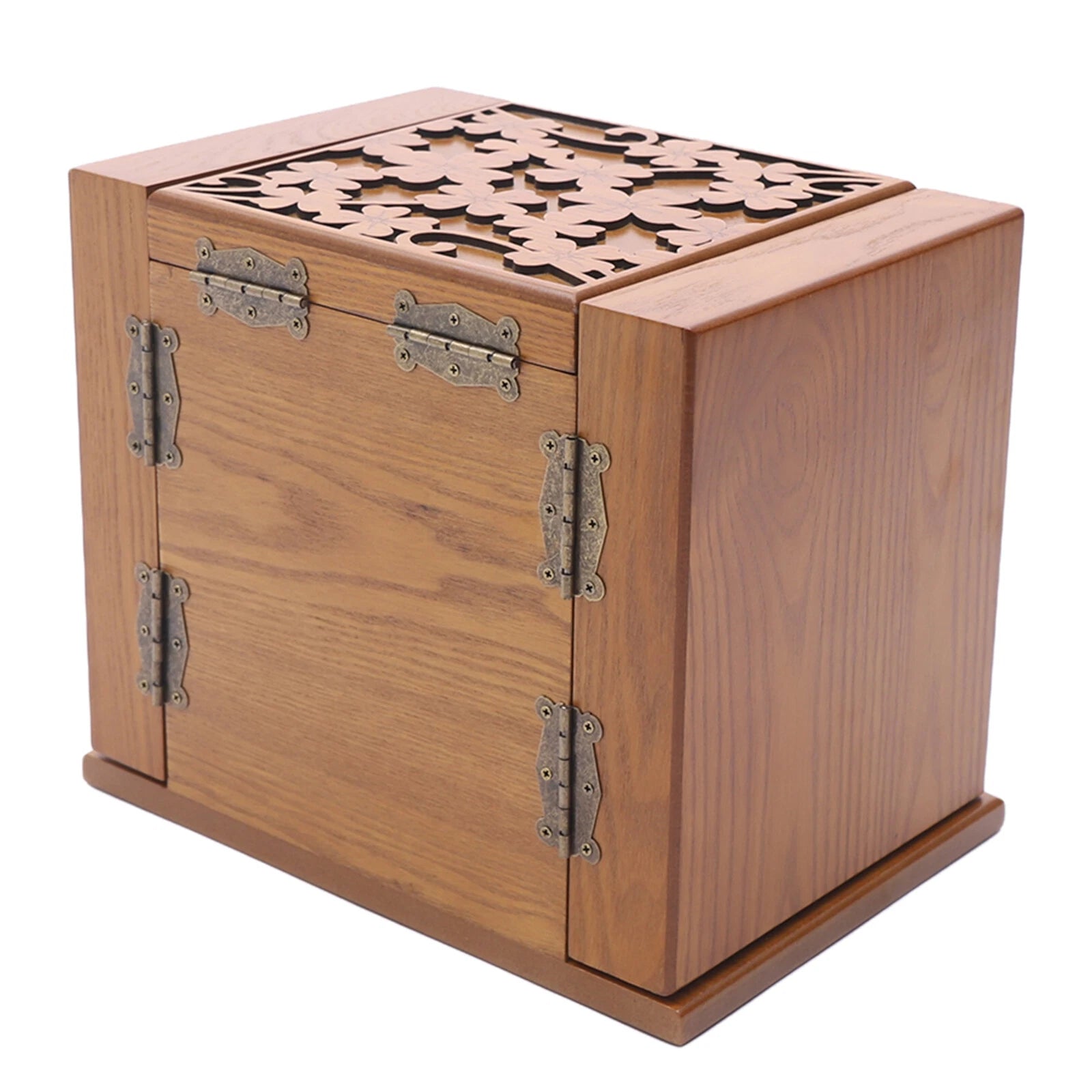 5 Layers Wooden Storage Cage Jewelry Box Organizer Women Girls Gift w/ Drawers | eBay