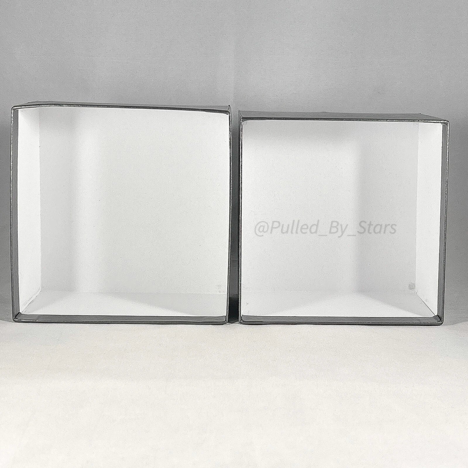 Boutique Jewelers Sleek Metallic Pewter Necklace/Earrings Gift Presentation Box | eBay