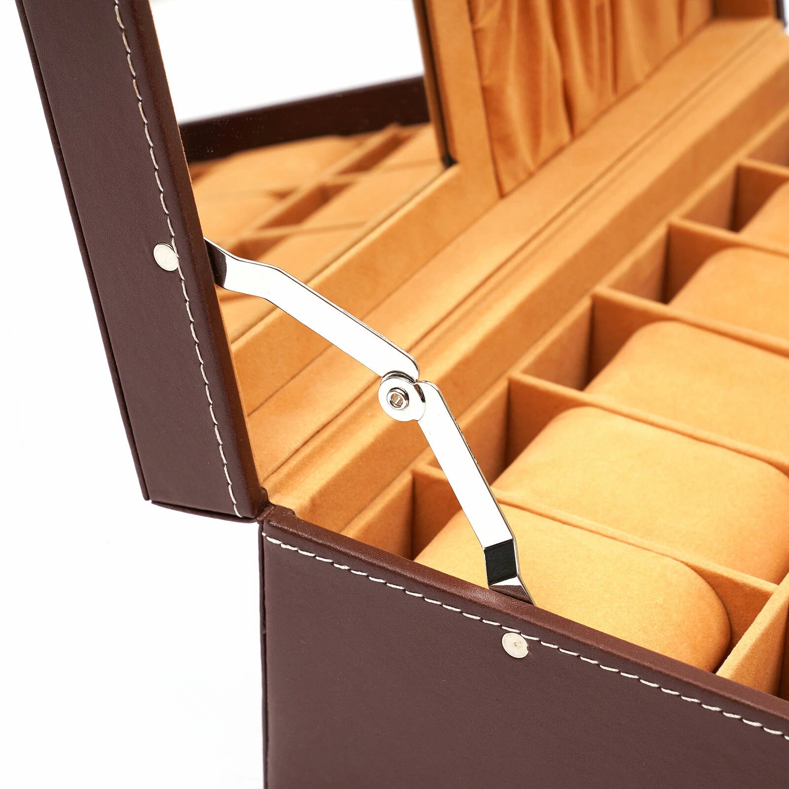 Mens Watch Box Case Organizer 12 Slots Watches Holder Jewelry Storage Display US | eBay