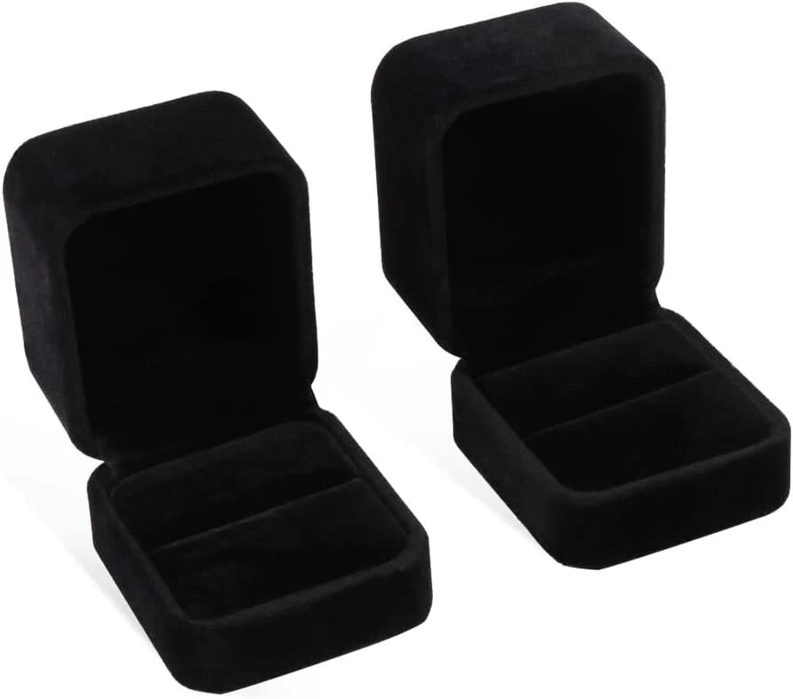 Compact Velvet Jewelry Cases for Earrings & Rings - Set of 2, Elegant Storage | eBay
