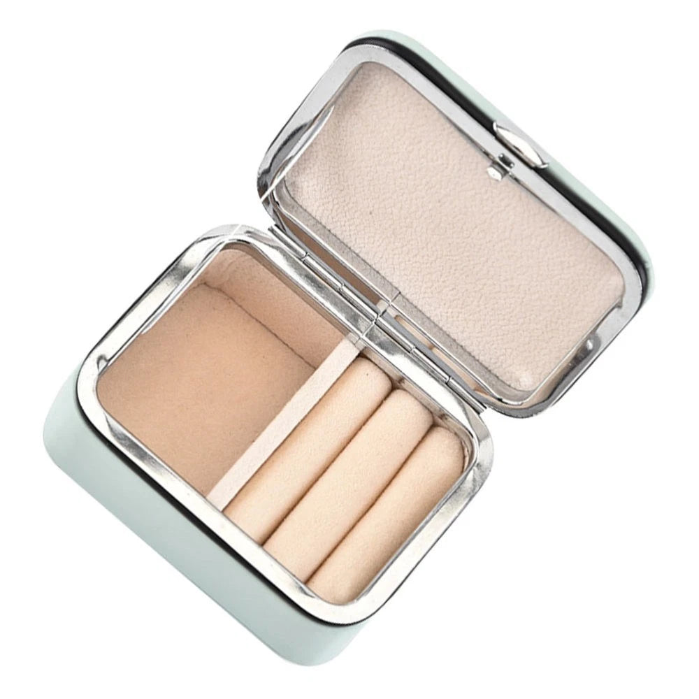 Portable Jewelry Box Jewlery Organizers Earring Storage Case | eBay