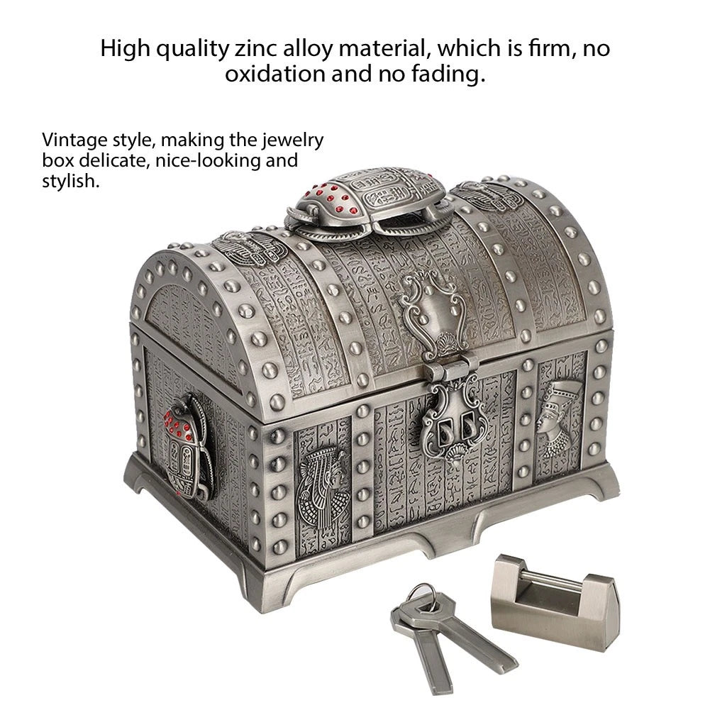 Vintage Style Jewelry Storage Box Delicate Ring Necklace Organizer Case With DGD | eBay