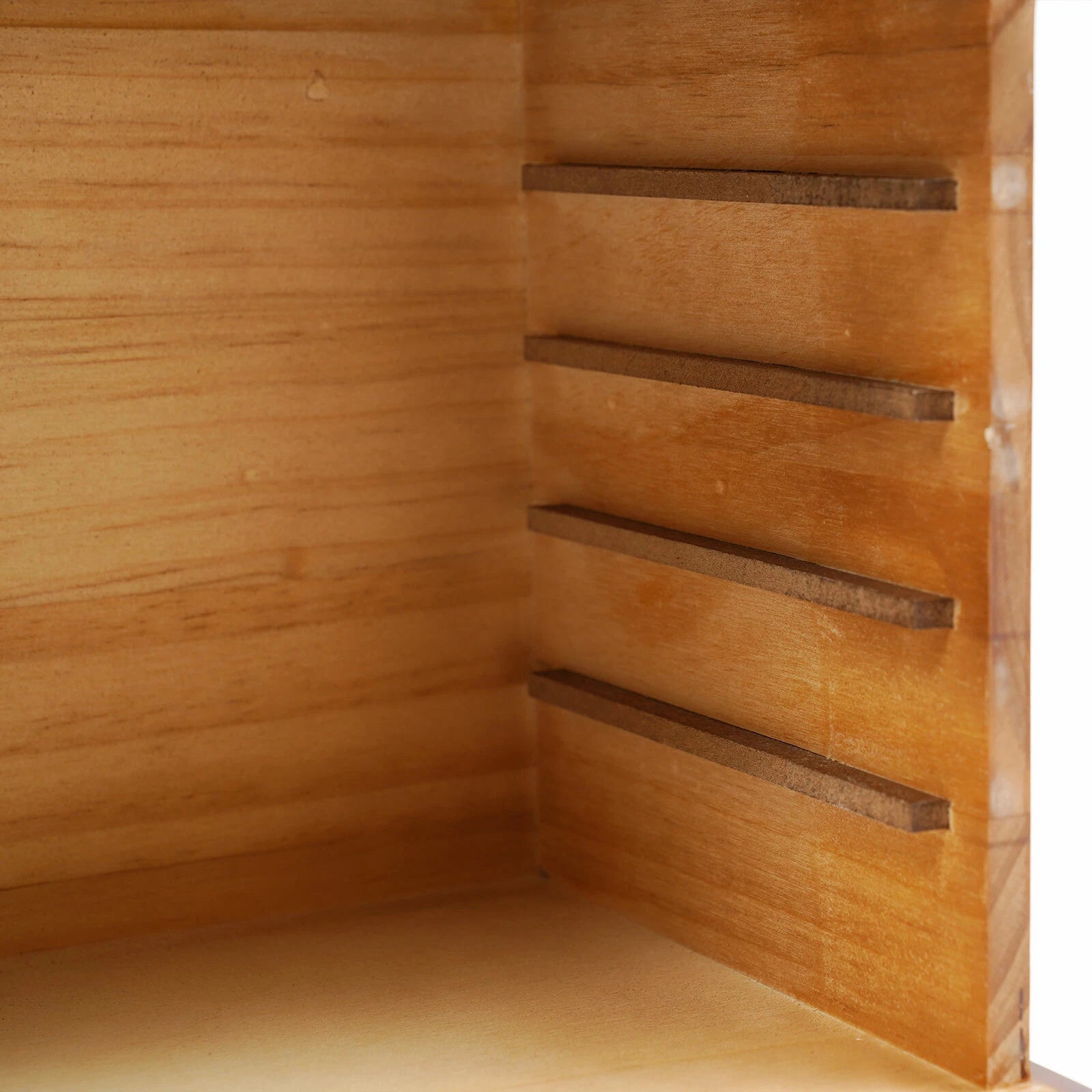 6-Layer Jewelry Box Wood for Wowen Large Organizer Box with Mirror & 5 Drawers | eBay