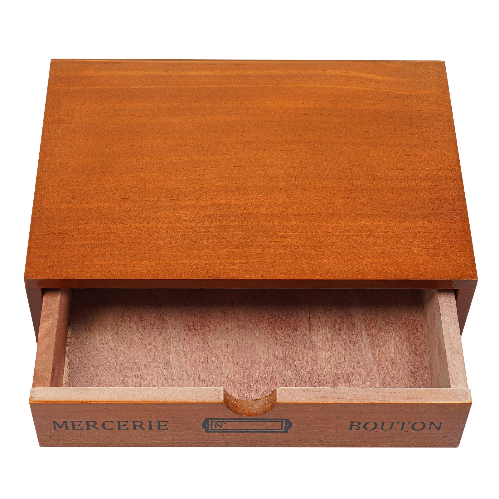 Single-Drawer Storage Box Table-Top Holder Case Wooden Desktop Jewelry Organizer | eBay
