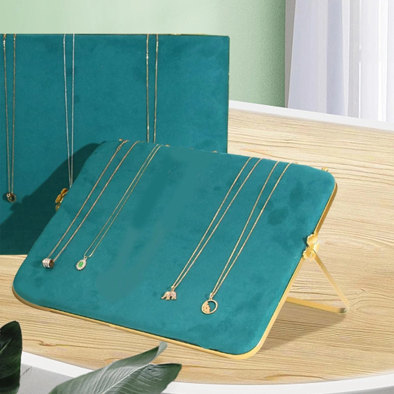 Jewelry Display Stand Storage Box Home Use Flannel Jewelry | eBay