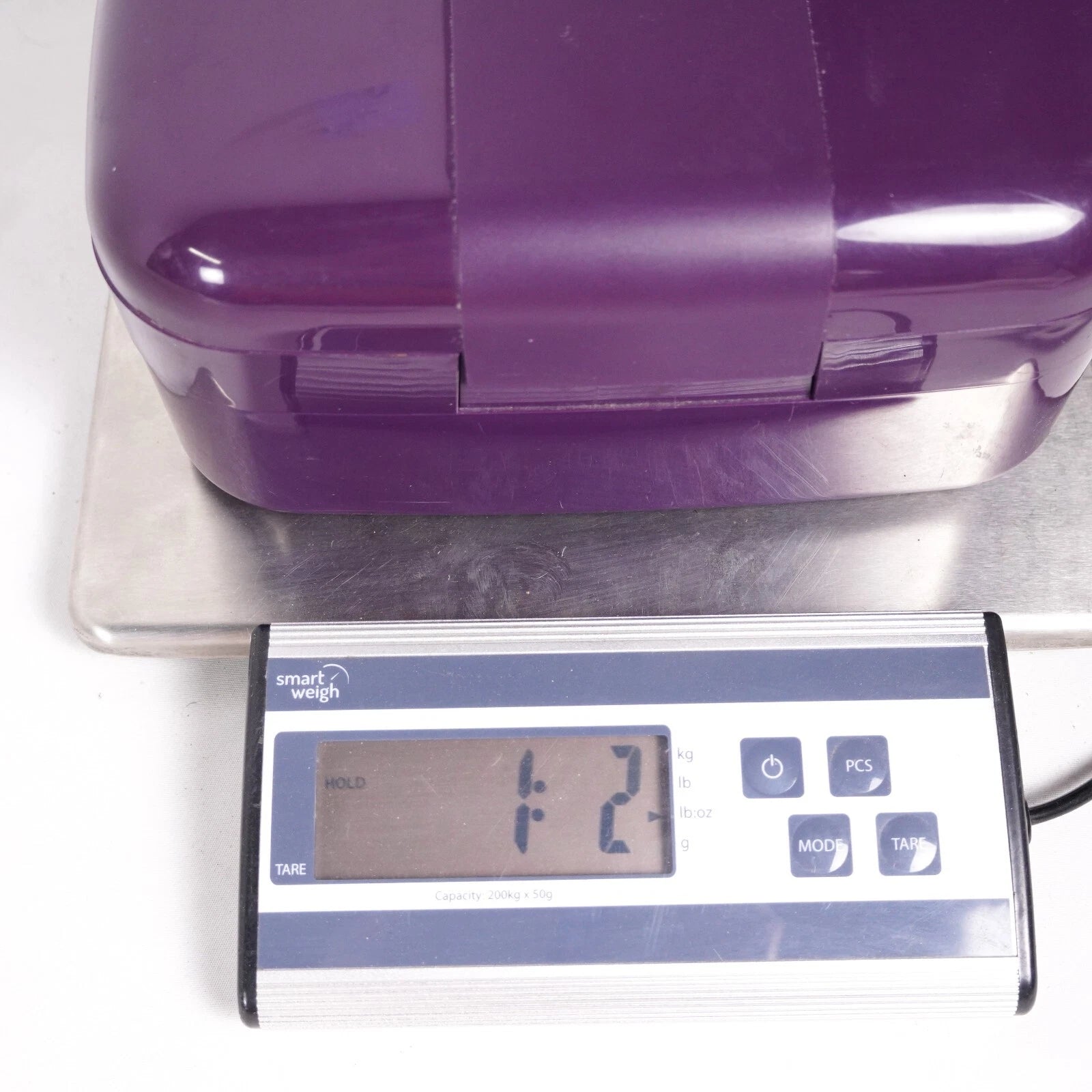 Purple Jewelry Box Organizer Plastic Storage Container Travel Case Foldable | eBay