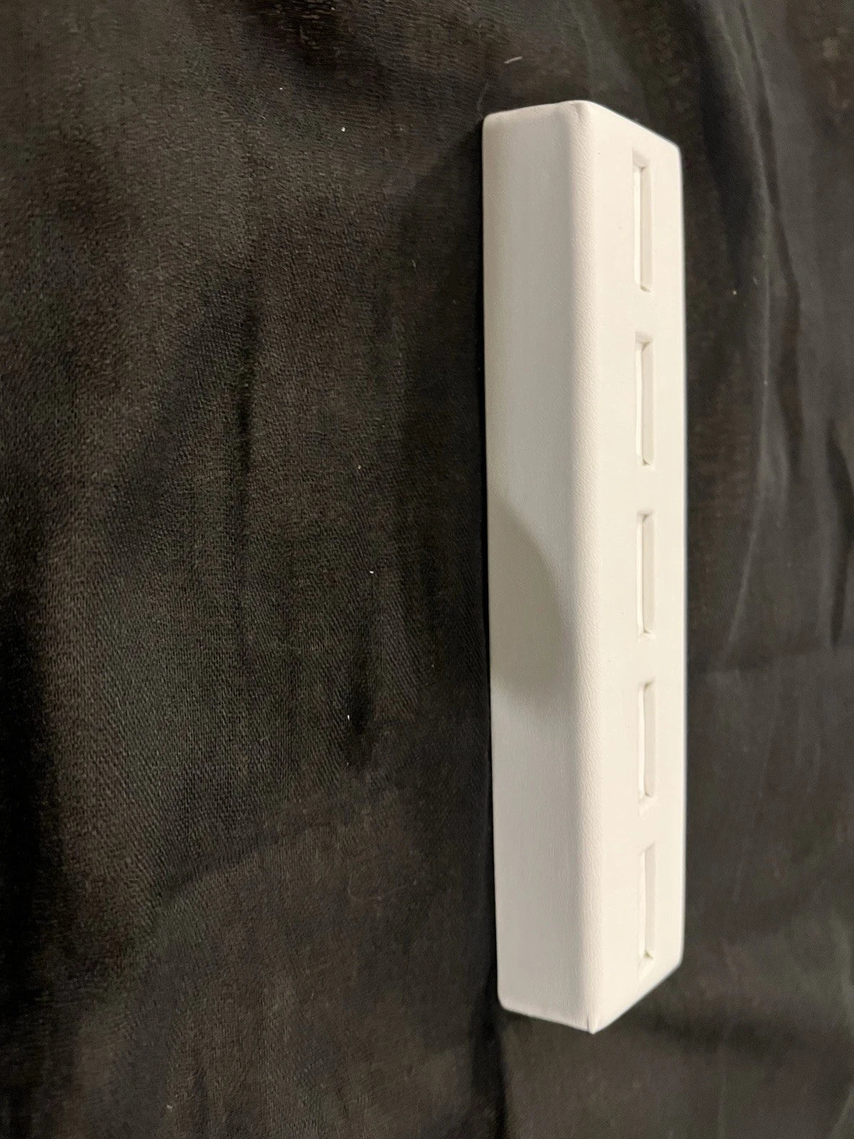 White Leather 5 Ring Tray Jewelry Display | eBay