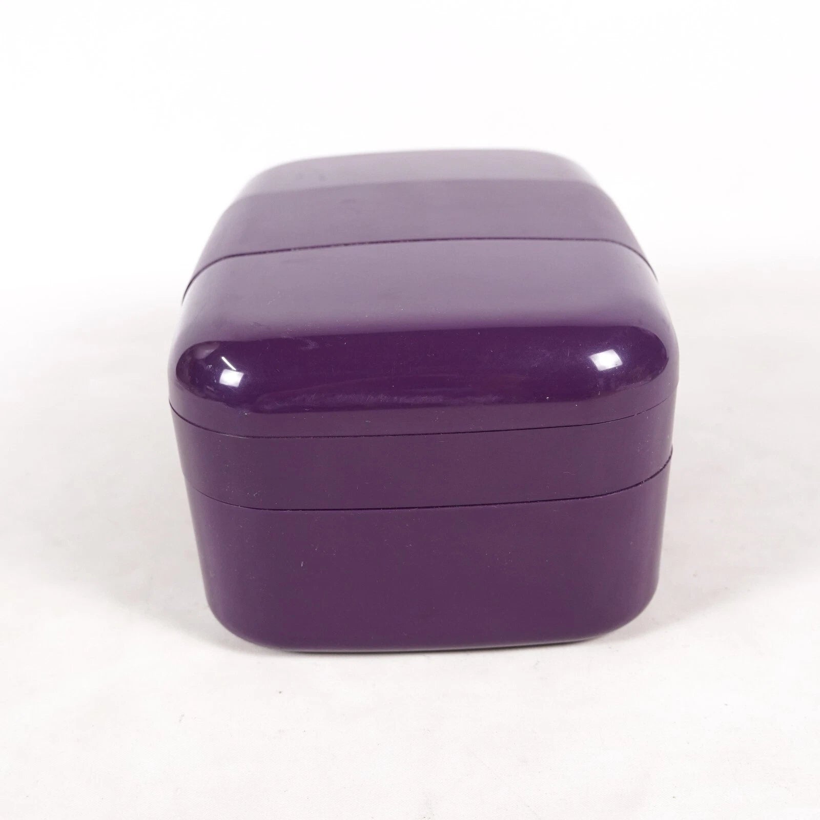 Purple Jewelry Box Organizer Plastic Storage Container Travel Case Foldable | eBay