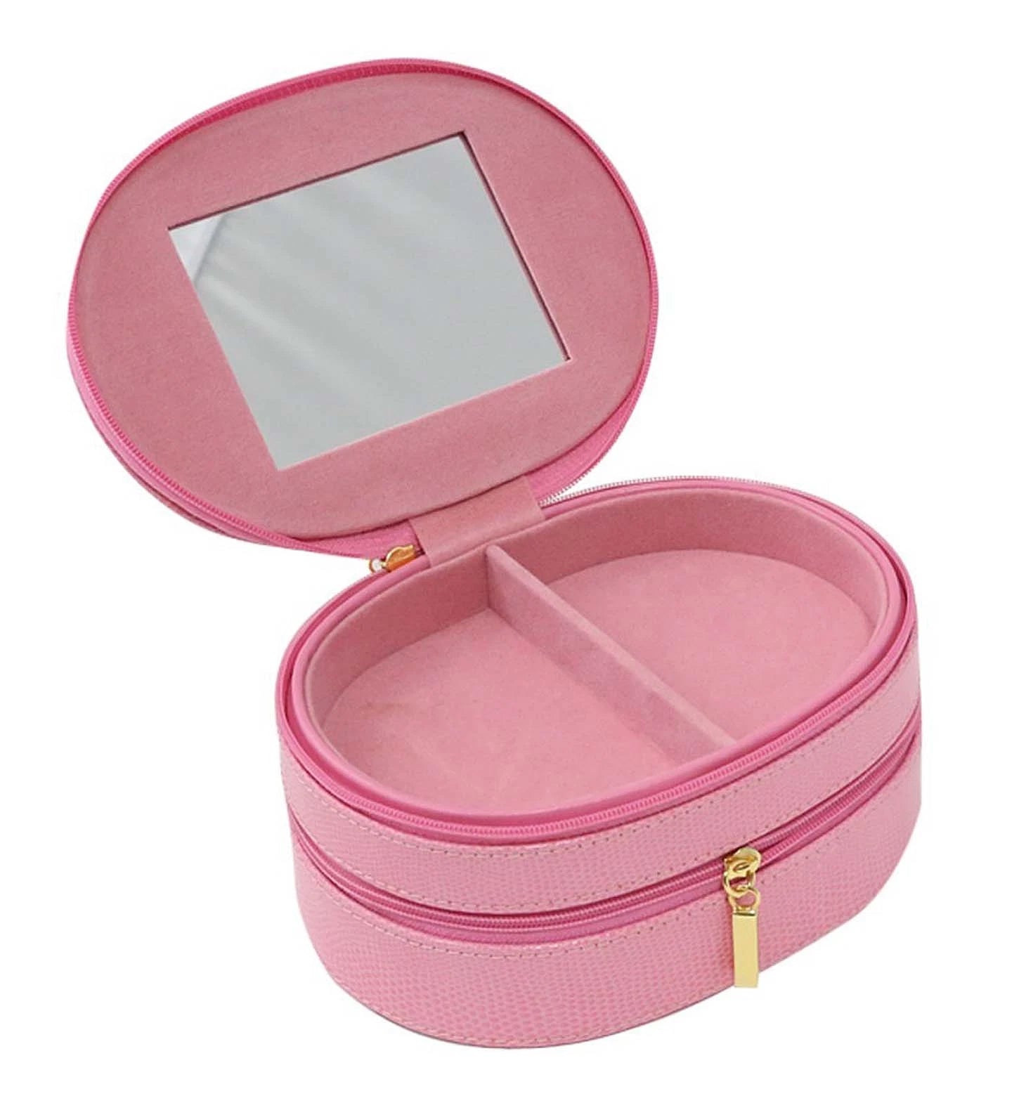 JEWELRY BOXES - "WESTBURY" PINK "LIZARD" LEATHER JEWELRY BOX - 2-LEVEL | eBay