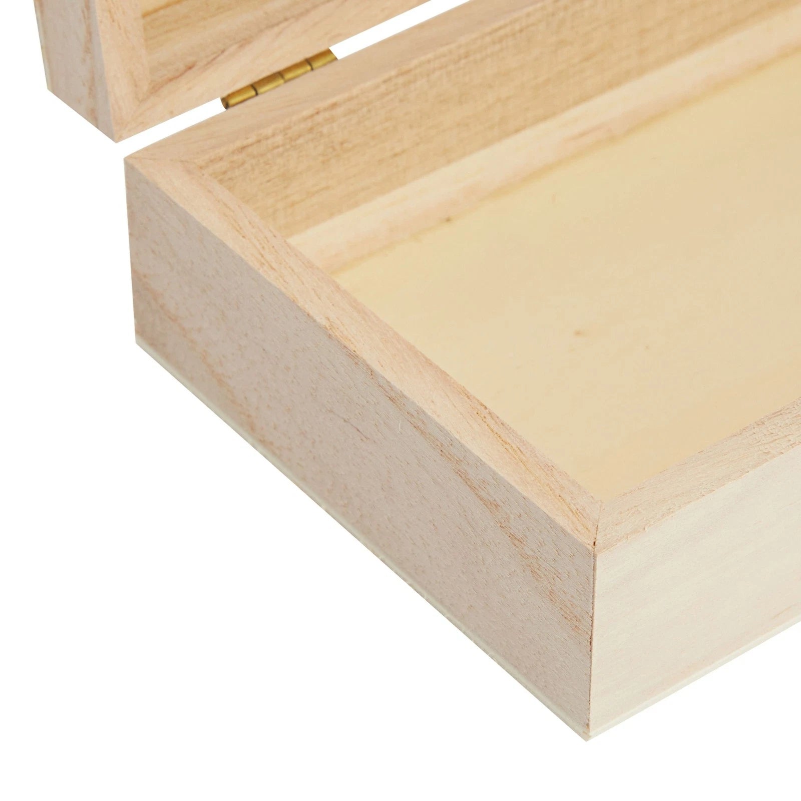 6-Pack Unfinished Wooden Boxes for Crafts with Hinged Lids and Clasps, 6x4x2 In 843128138459| eBay