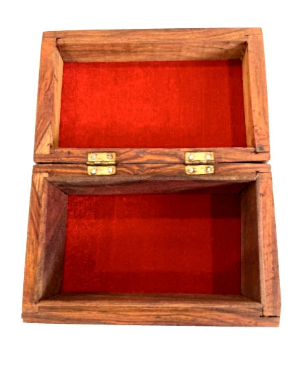 Handmade Carving Wood Ring Boxes Decorative Jewelry Storage Box Collection | eBay