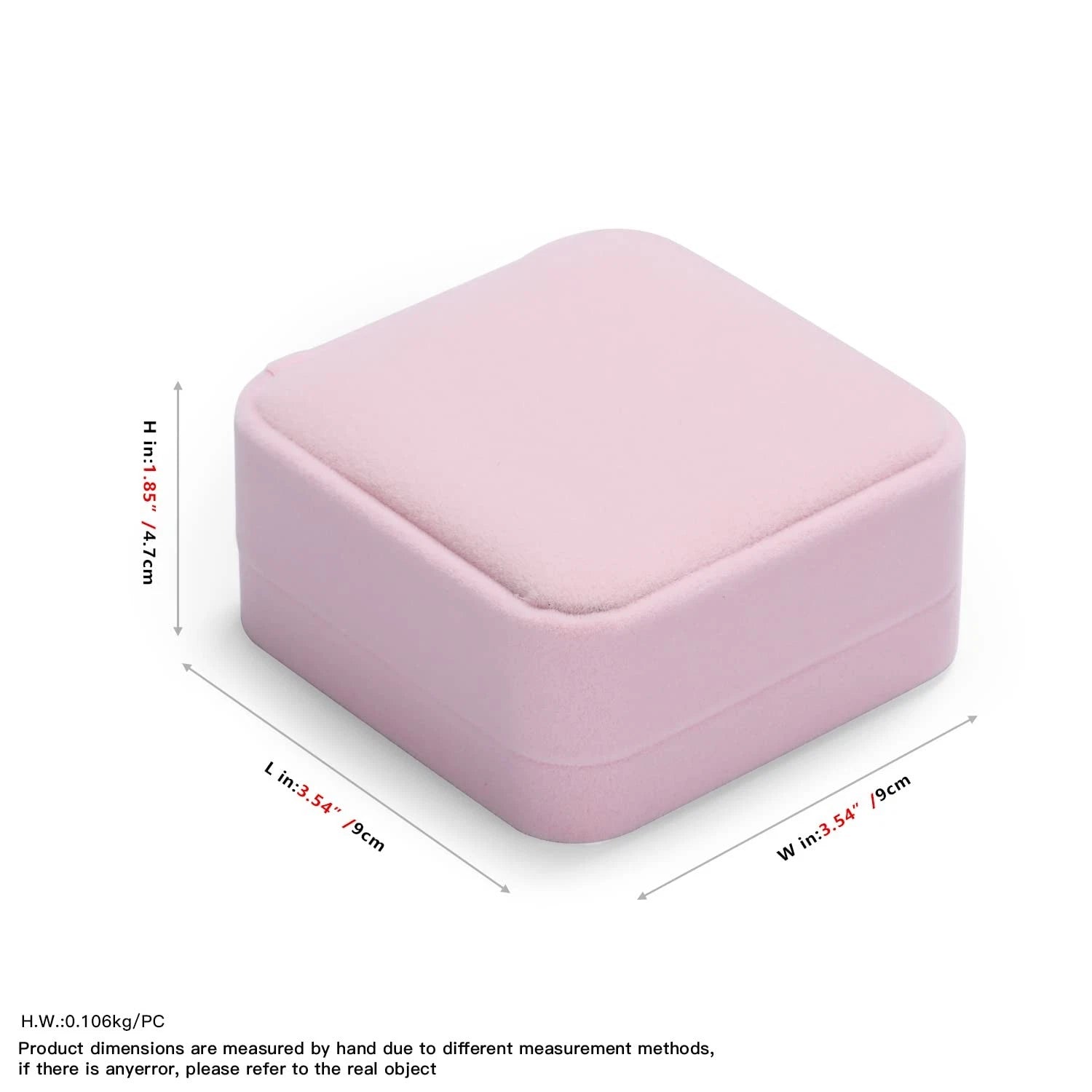 Pink Velvet Bangle/bracelet Gift Box Jewelry Storage Box Accessories Case | eBay