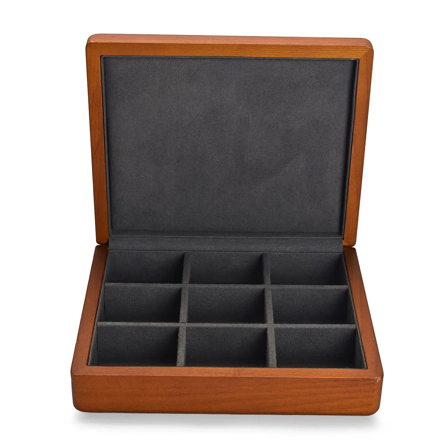 Solid Wood Ring Jewelry Box Organizer Earrings Jewelry Drawer Organizer Tray ... | eBay