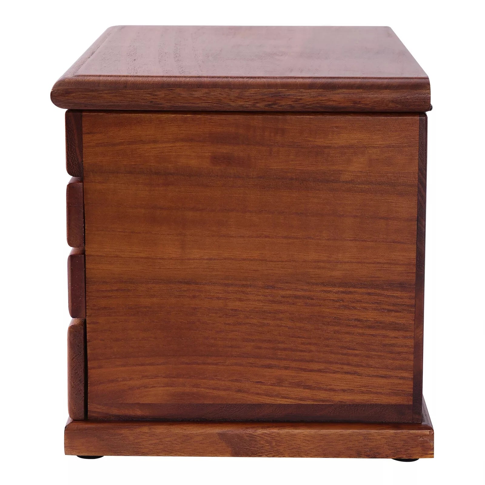 Wooden Jewelry Box Jewelry Storage Ring Earrings Organizer Case with Drawer | eBay