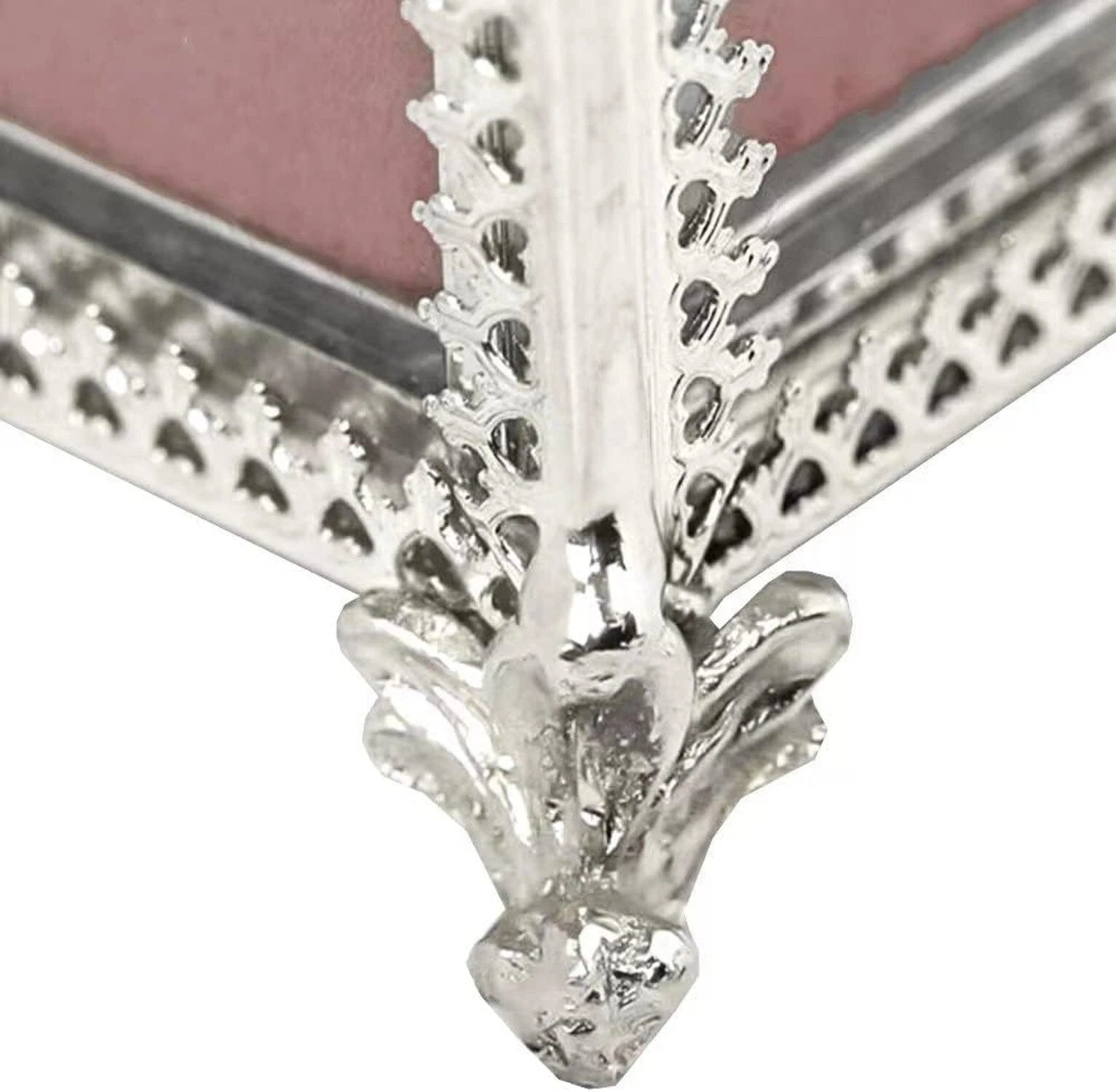 Hersoo Jewelry Box Mirrored Watch Organizer Necklace Ring Earring Storage/Gla... | eBay