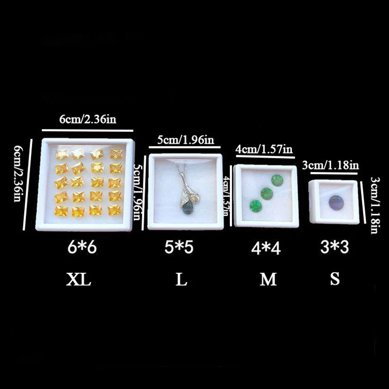 Gift Box Display Box Jewelry Box Plastic Storage Box Jewelry Holder 3/4/5/6cm | eBay