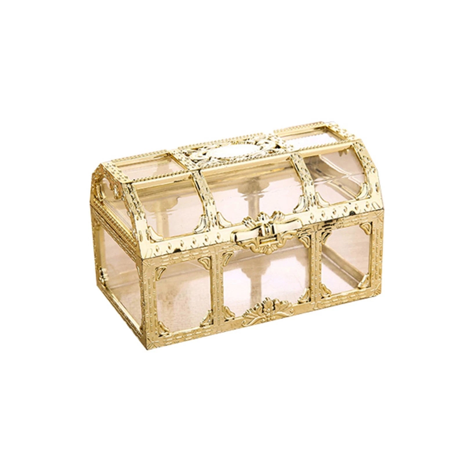 Clear Pirate Treasure Chest Storage Box for Coins Jewelry Vintage Retro Cases | eBay