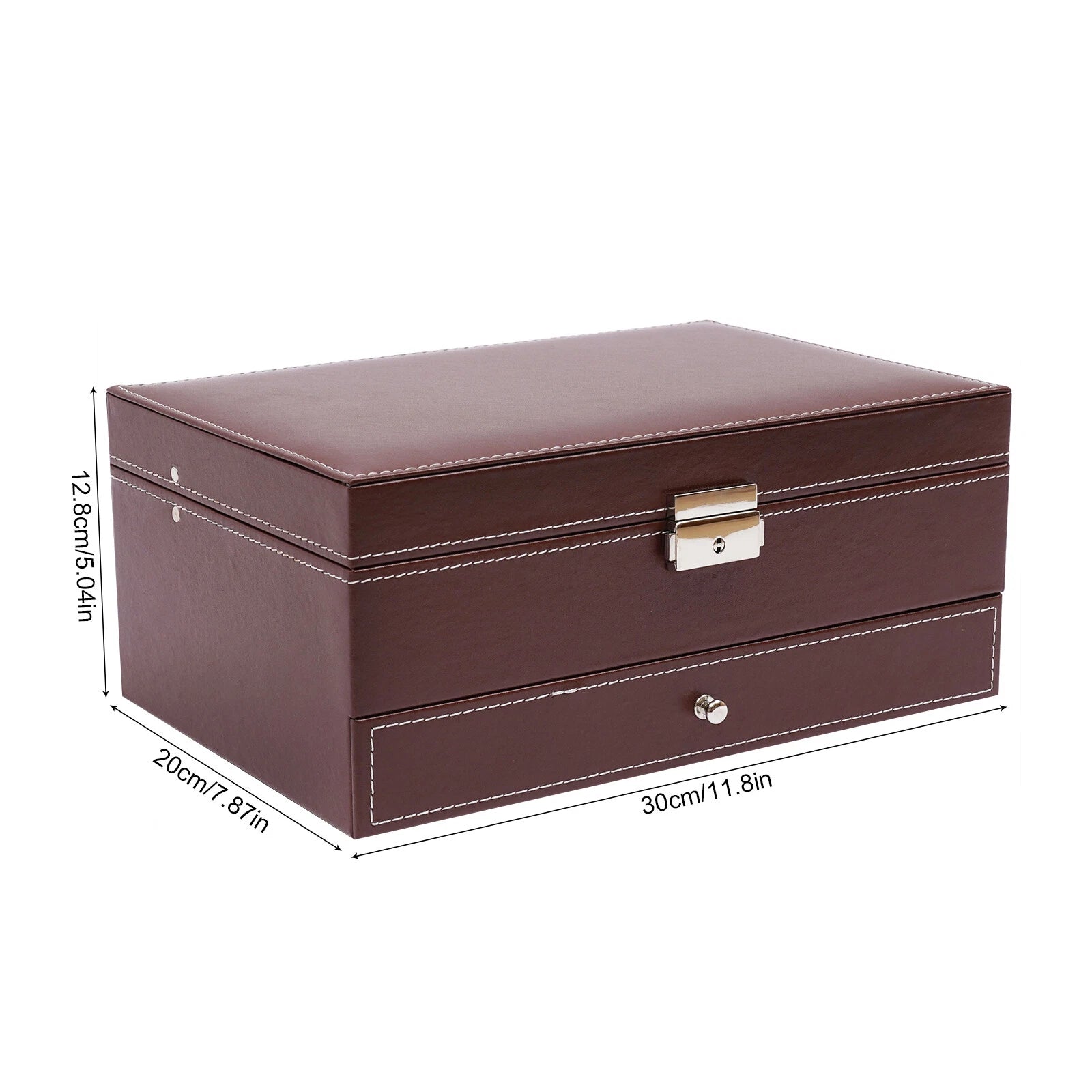 Mens Watch Box Case Organizer 12 Slots Watches Holder Jewelry Storage Display US | eBay