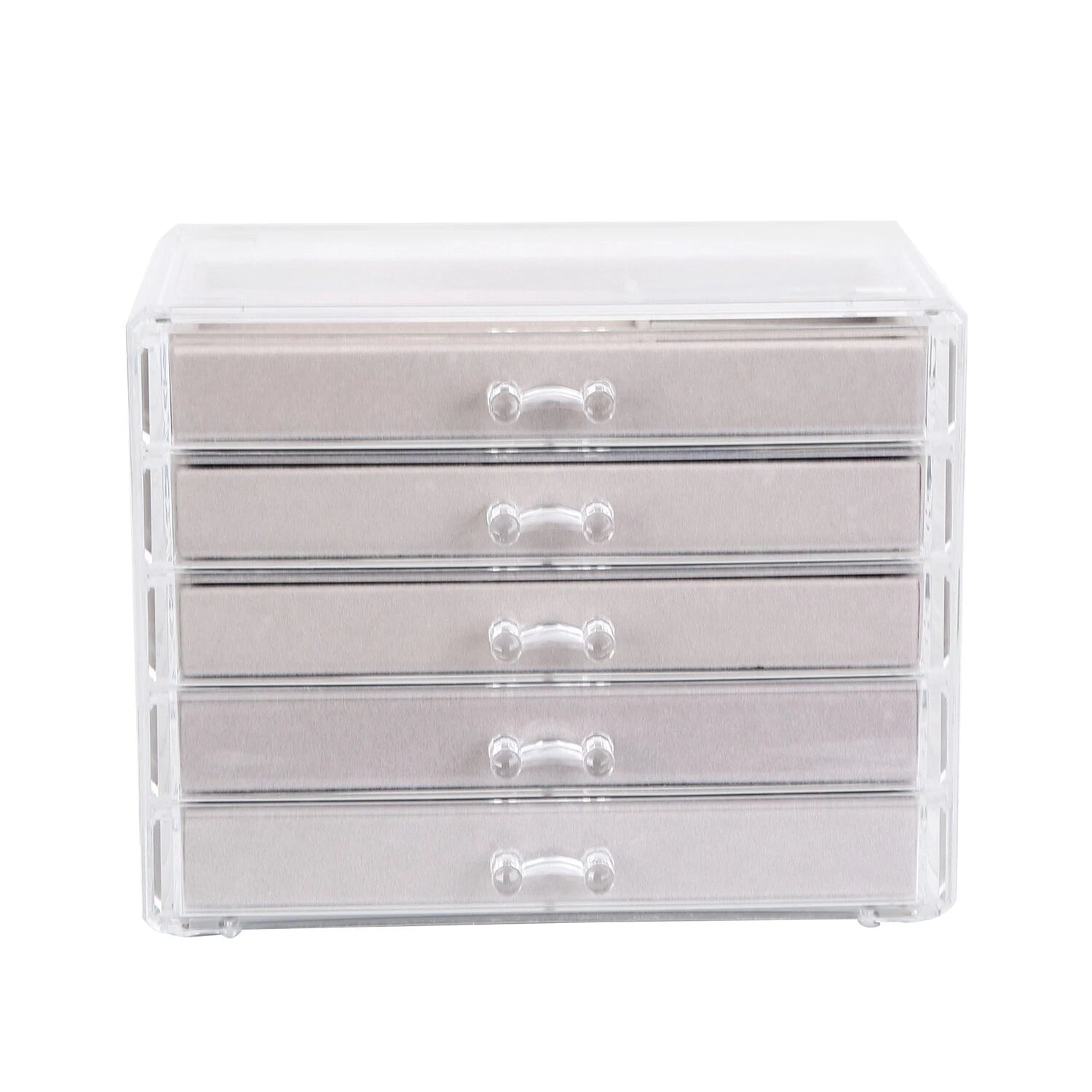 Stackable Jewelry Box Necklaces Jewelry Holder Velvet Holder Storage Organizer | eBay