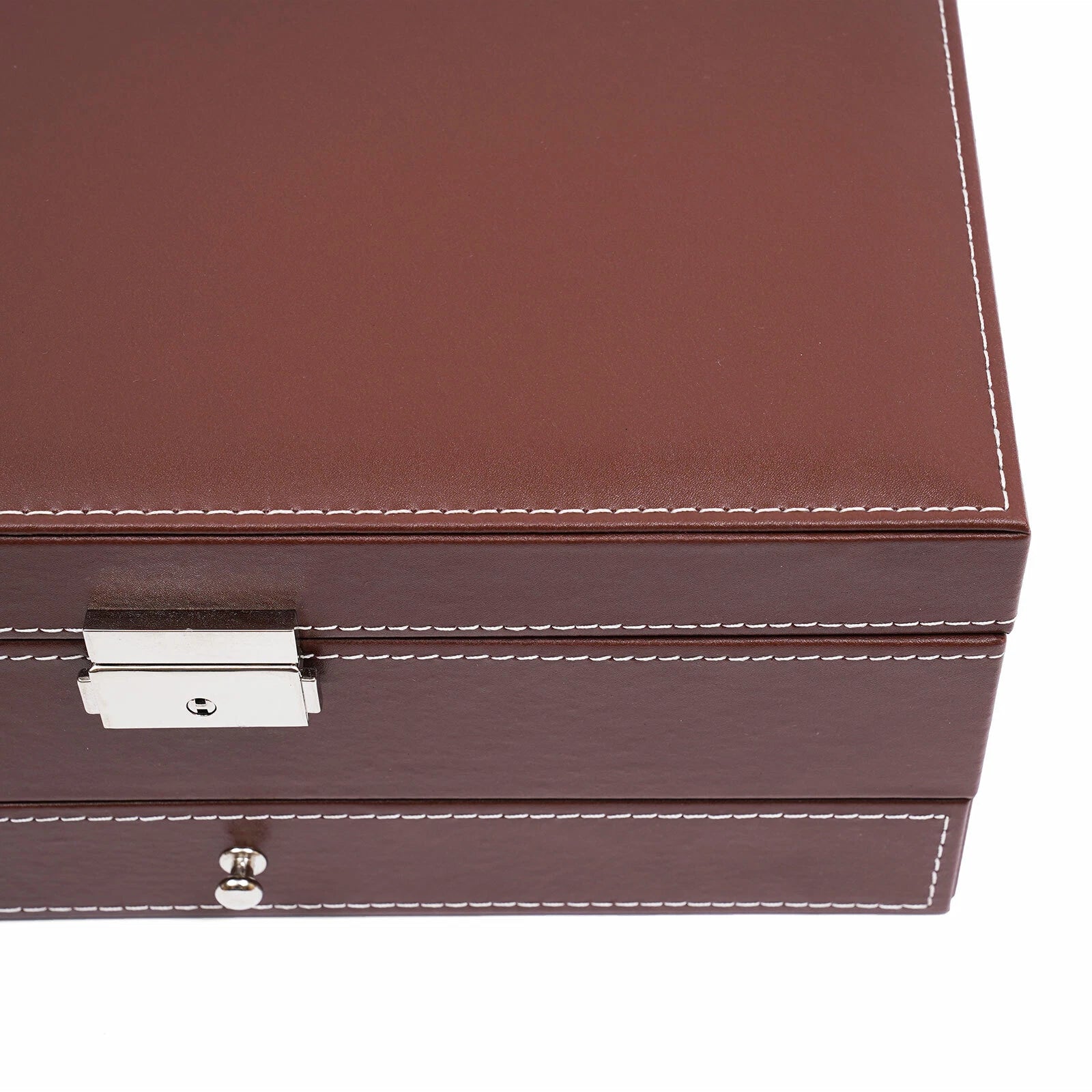 Mens Watch Box Case Organizer 12 Slots Watches Holder Jewelry Storage Display US | eBay