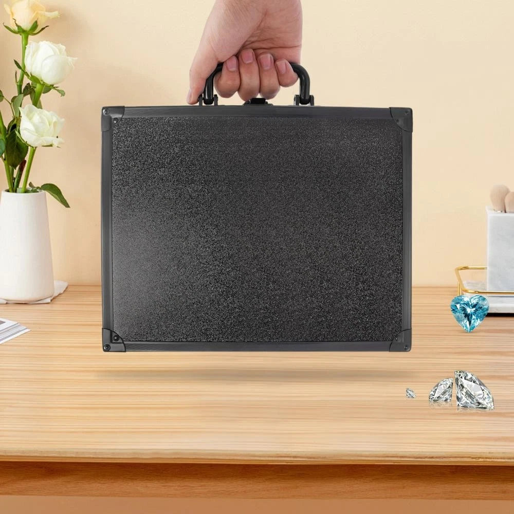 Jewelry Organizer Box for Storage Fits 70 Pieces Square Displays with Aluminum C | eBay